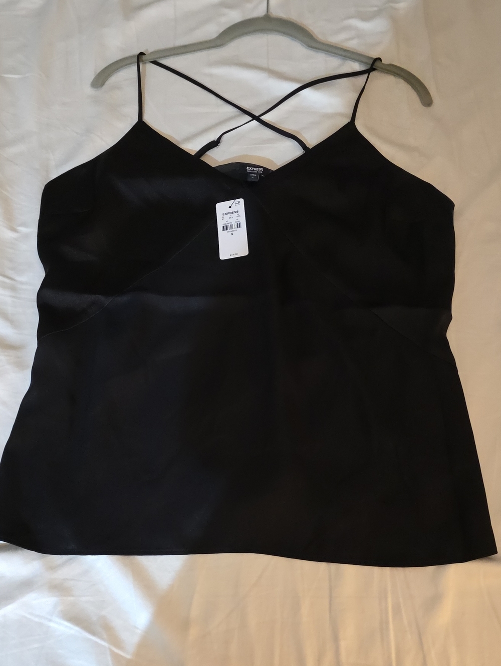 NWT Express Black Crisscross Strap Cami